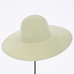 Natural Straw Janae Wide-Brimmed Capeline - Brixton