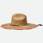Alpha Square Palm Straw Traveller Hat - Brixton