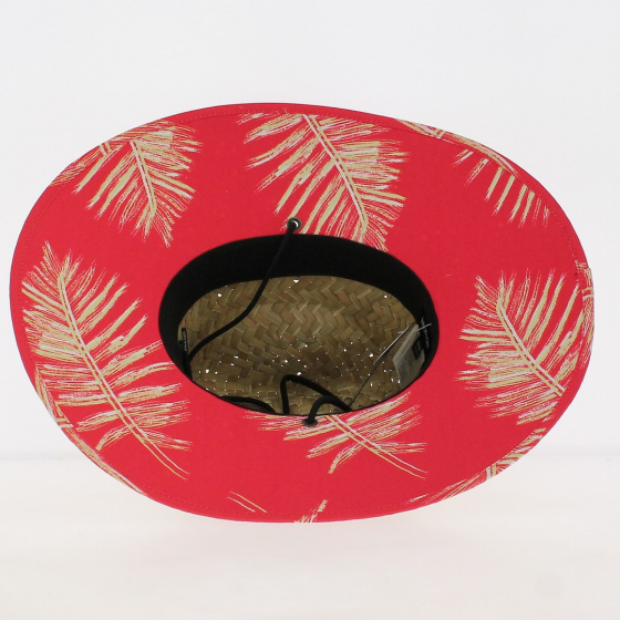 Alpha Square Palm Straw Traveller Hat - Brixton