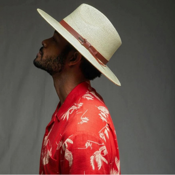 Natural Straw Field Proper Hat - Brixton