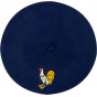 Navy Blue Basque Rugby Supporter Beret - Traclet