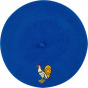King Blue Basque Rugby Supporter Beret - Traclet