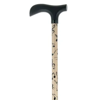 Adjustable Aluminium Cane Note de Musique - Fayet