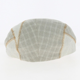 Milano flat cap natural linen - Traclet