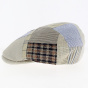 Beige Linen Patchwork Camisole Cap - Traclet