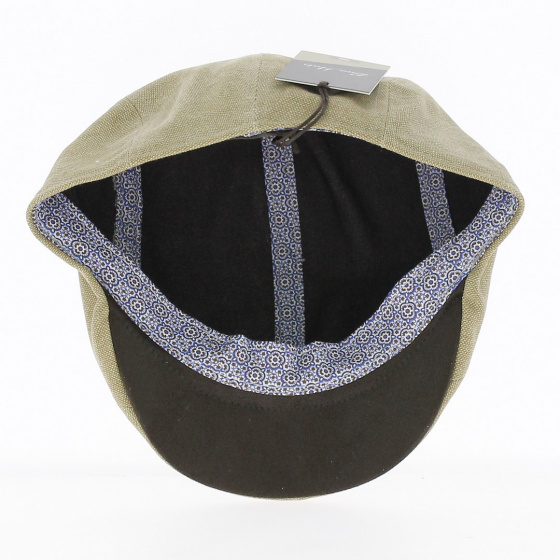 Beige cotton flat cap - Traclet Beige cotton flat cap - Traclet