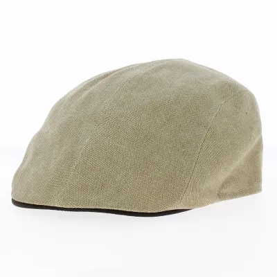 Beige cotton flat cap - Traclet