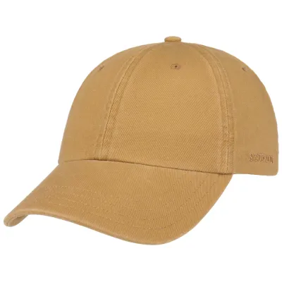 Rector Camel Cotton Cap - Stetson