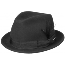 Pork Pie Veradale Black Felt Hat - Stetson