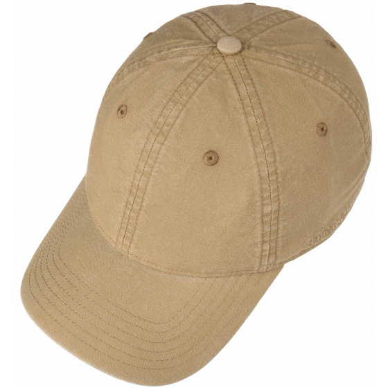 Casquette Baseball Ducor Coton Camel - Stetson Casquette Baseball Ducor Coton Camel - Stetson
