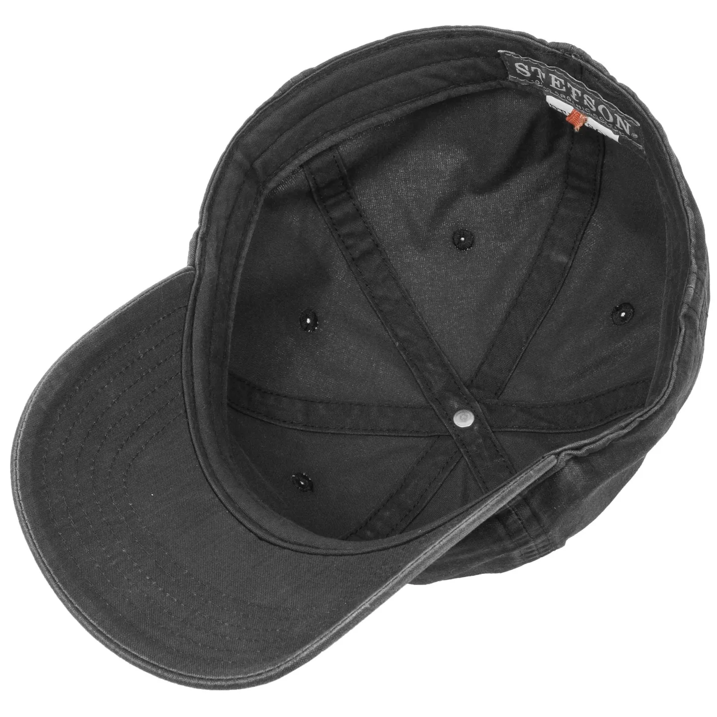 Casquette Baseball Ducor Noire Coton UPF 40+ - Stetson  Reference : 3305 | Chapellerie Traclet