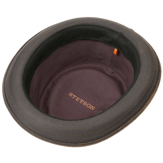 Chapeau Odenton Pork Pie Marron - Stetson Chapeau Odenton Pork Pie Marron - Stetson
