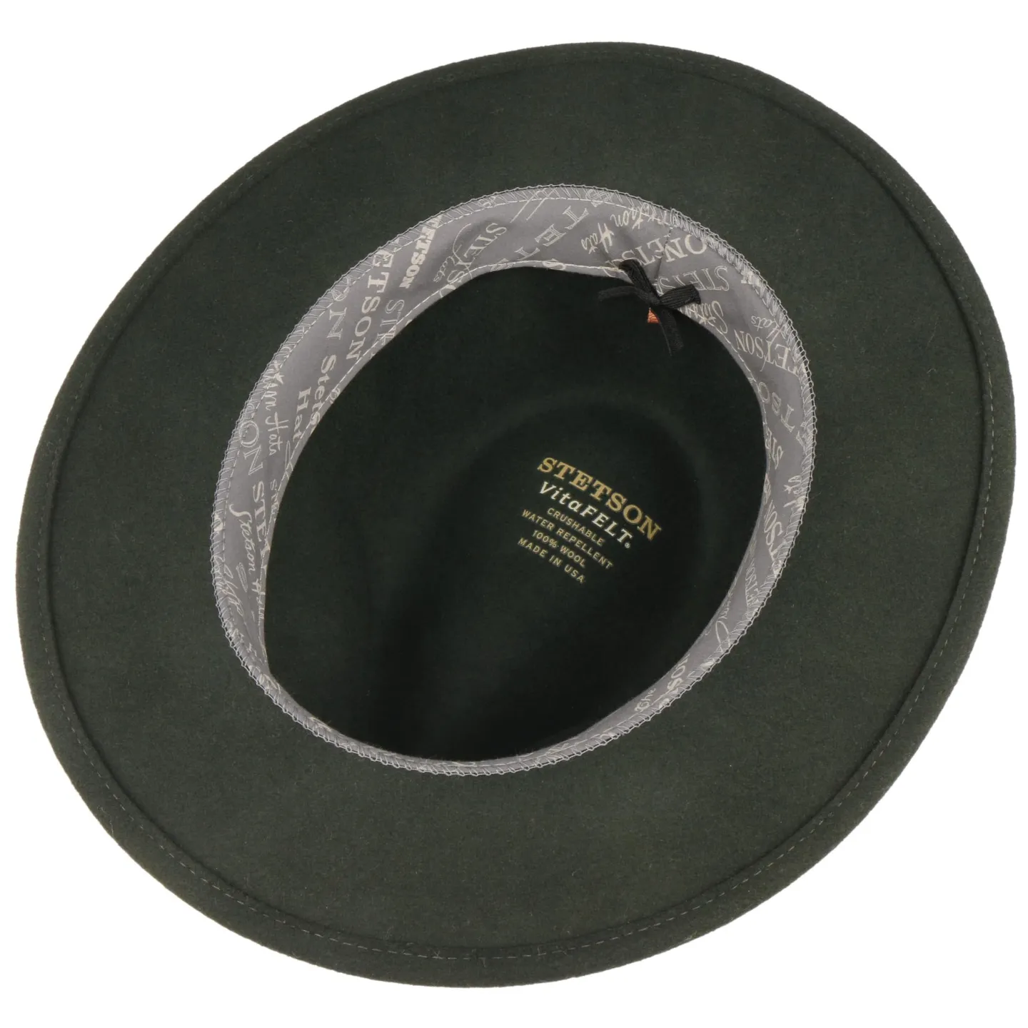 chapeau stetson sardis vert  - boutique stetson Reference : 642 | Chapellerie Traclet