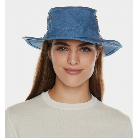 Sky Blue Cotton Traveller T3 Hat - Tilley