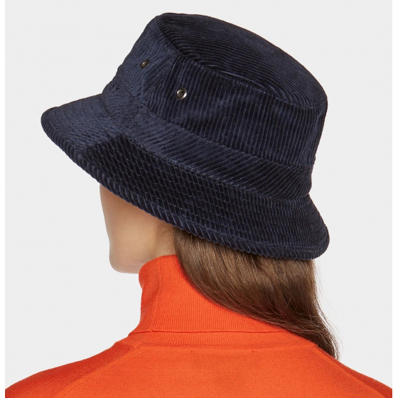 Cotton Sea Bucket Hat Navy Blue - Tilley