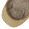 Ivy Beige Linen Flat Cap - Stetson