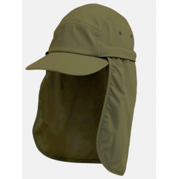 Ultralight Olive Neck Protection Cap UPF50+ - Tilley