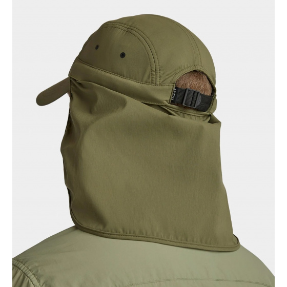 Ultralight Olive Neck Protection Cap UPF50+ - Tilley