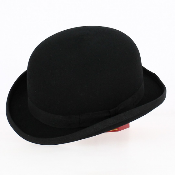 Chapeau Melon Harry Feutre laine Noir - Traclet