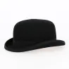 Chapeau Melon Harry Feutre laine Noir - Traclet