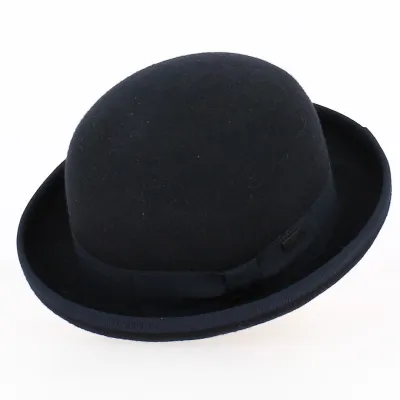 Melon Hat Wool Felt Navy - Guerra 1855