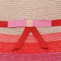 Rosa Wide Borders Natural Straw Capeline - Traclet