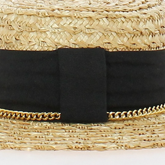 Hilton Natural straw hoop - Traclet