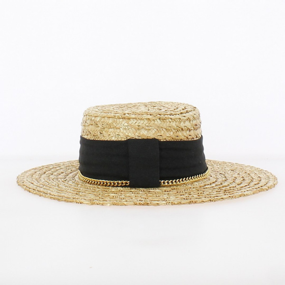 Hilton Natural straw back canoe - Traclet