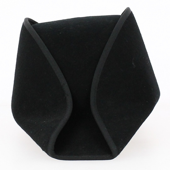 Bicorne Feutre Laine Noir - Traclet