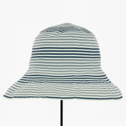 Capeline Emilie Cotton Blue stripes - Traclet
