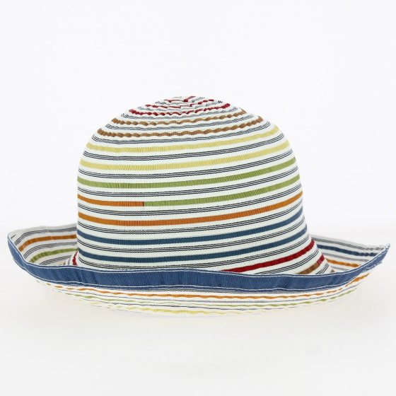 Iris Cotton Stripes Multicolored Capelin - Traclet