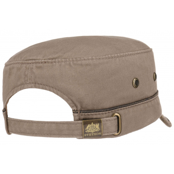 Casquette Army Gates Coton Marron & Taupe UPF 40+ - Stetson