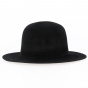 Palmade Melon Hat Black Felt Hair - Traclet