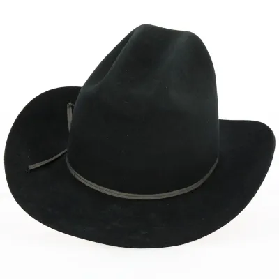 Chapeau Western Feutre Poil Noir - Traclet