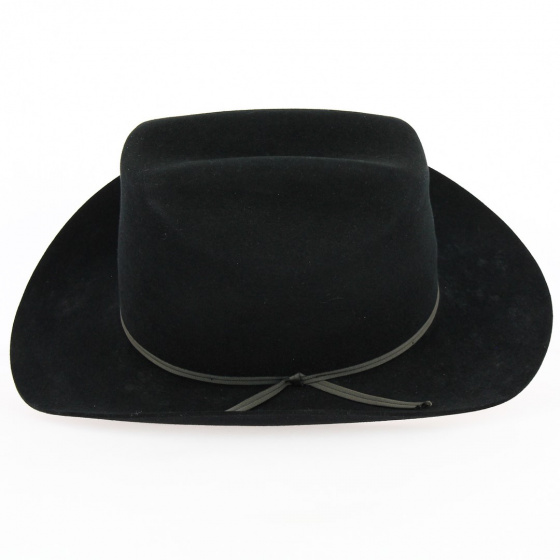Chapeau Western Feutre Poil Noir - Traclet Chapeau Western Feutre Poil Noir - Traclet