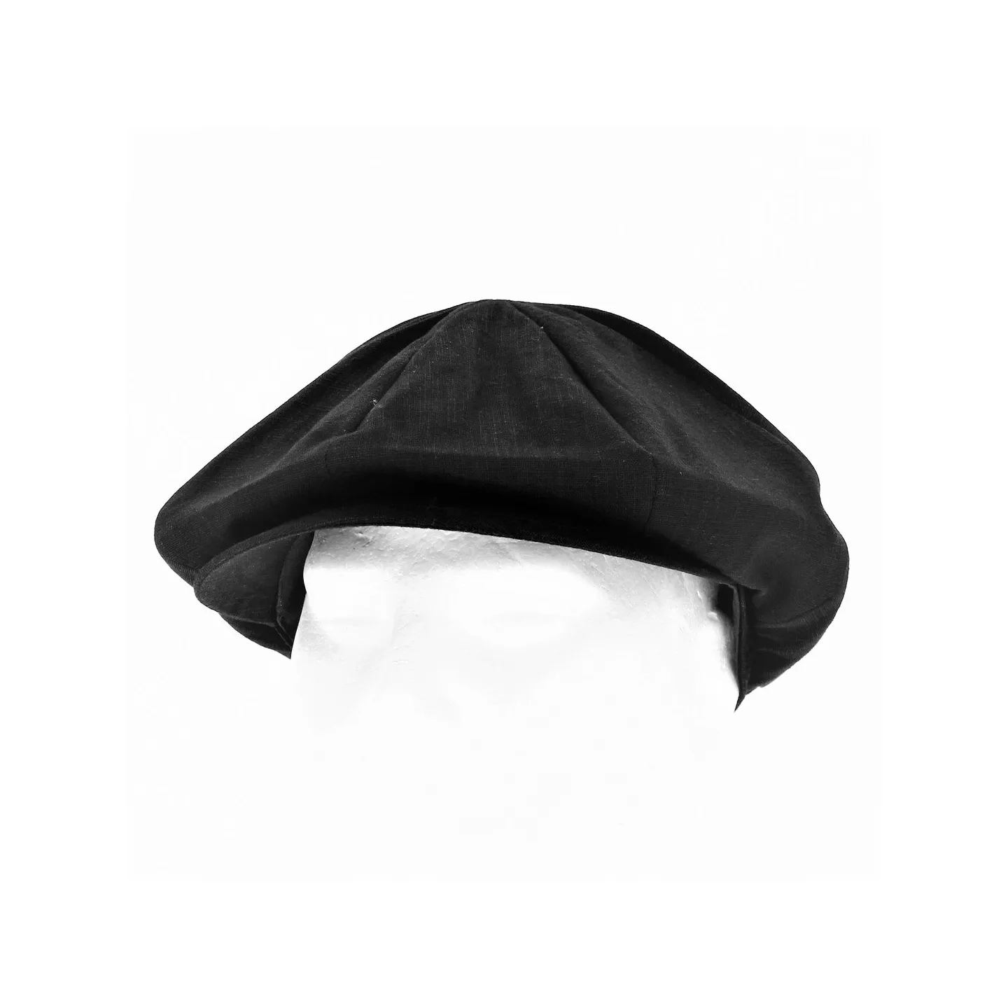 Casquette Gavroche Rasta Lin Noire - Mtm