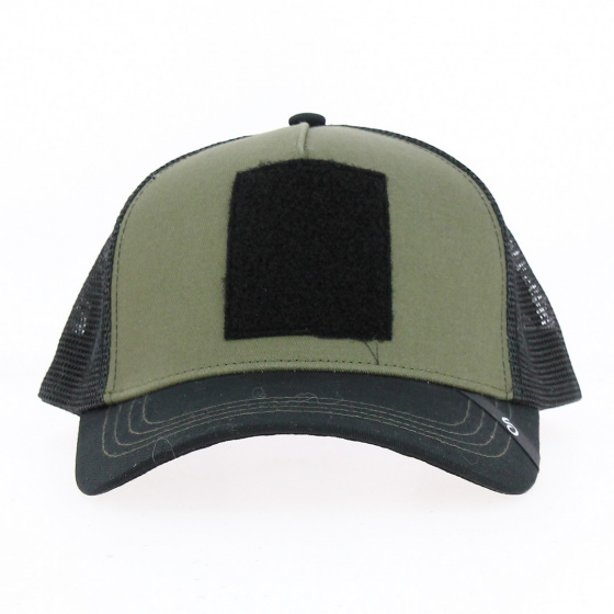 Casquette Baseball Trucker Patch Vert Army - Scratchy's
