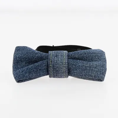 Nœud Papillon Coton Bleu Jean - Traclet