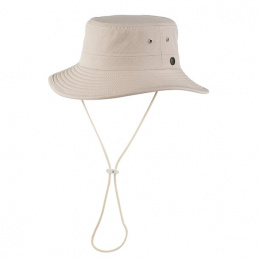 Beige Cotton Surf Bucket Hat - MTM