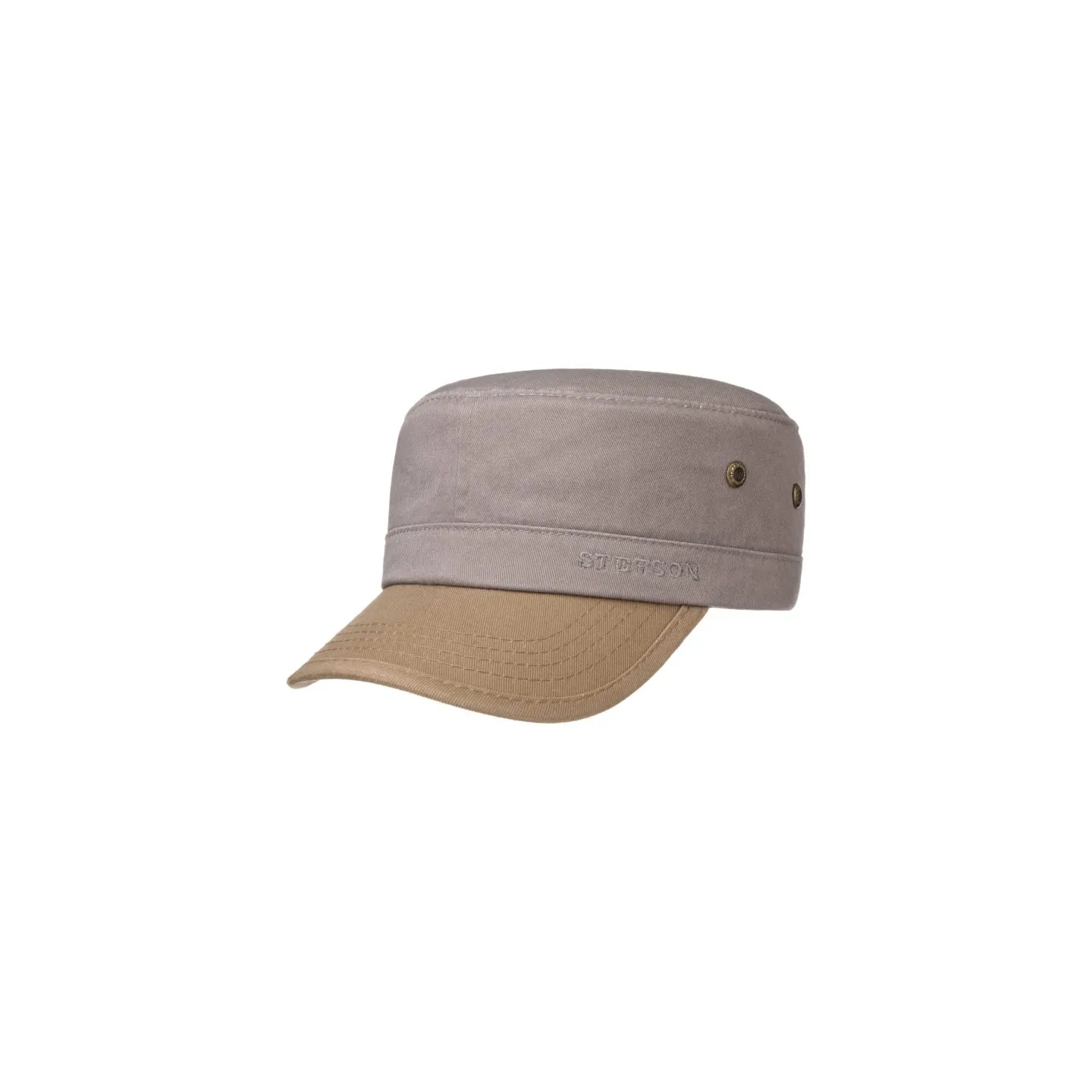 Casquette Army Coton Grise et Marron - Stetson