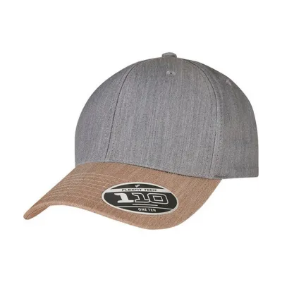 Casquette Baseball Polyester Gris et Kaki - Flexfit