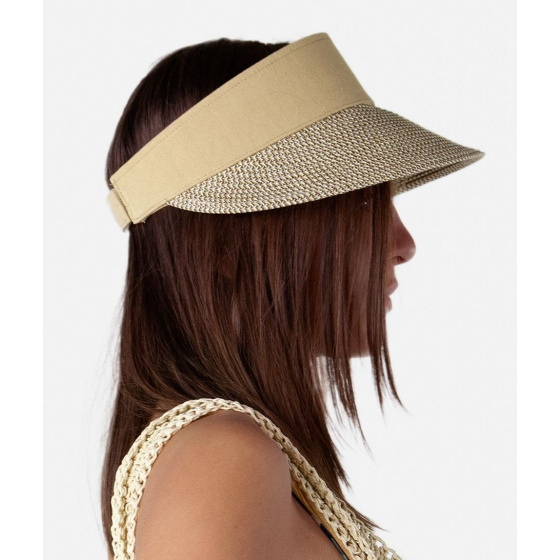 Vesder Paper Straw Visor Sand - Barts
