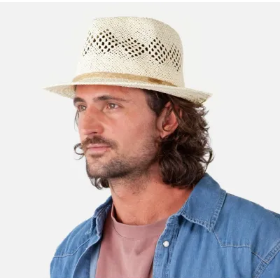 Trilby Baisy Paille Beige Hat - Barts
