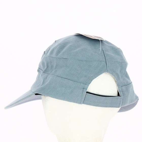 Large Visor Cap Jaipur Hemp Light Blue - Aussie Apparel Large Visor Cap Jaipur Hemp Light Blue - Aussie Apparel