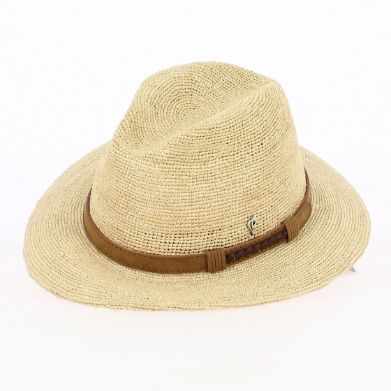Chapeau Traveller Raphia Crochet - Fléchet