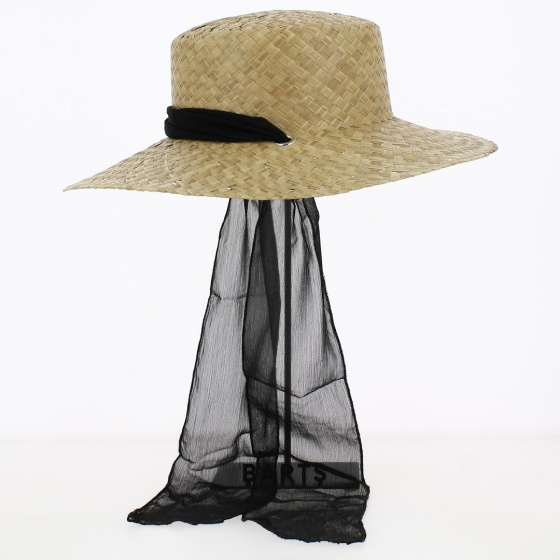 Flat Bottom Straw Wide Brim Hat - Traclet