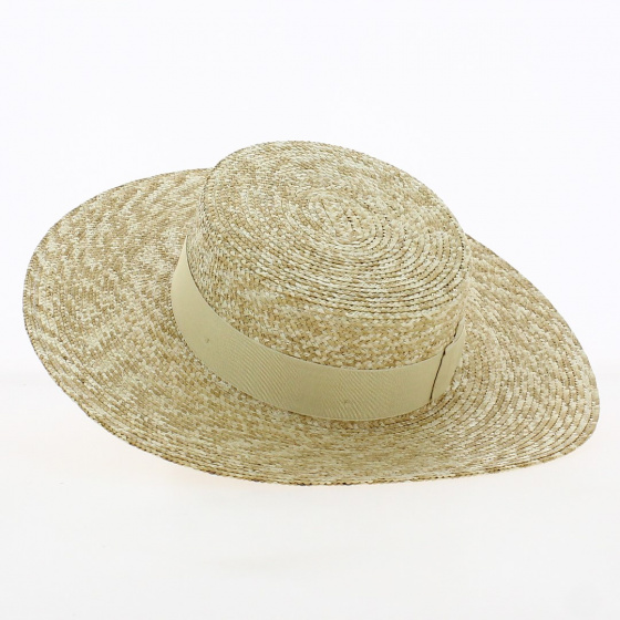 Canotier Gonzo Paille Naturelle - Panizza Canotier Gonzo Paille Naturelle - Panizza