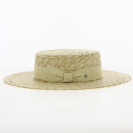 Boater Gonzo Natural Straw - Panizza
