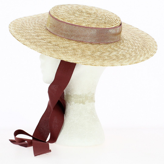 Chapeau provençal Rosie Paille Naturelle - Panizza