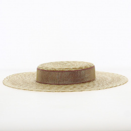 Rosie Natural Straw Provencal Hat - Panizza